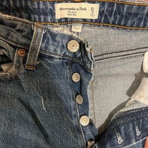 Dark blue Abercrombie, the dad fit size 25 regular